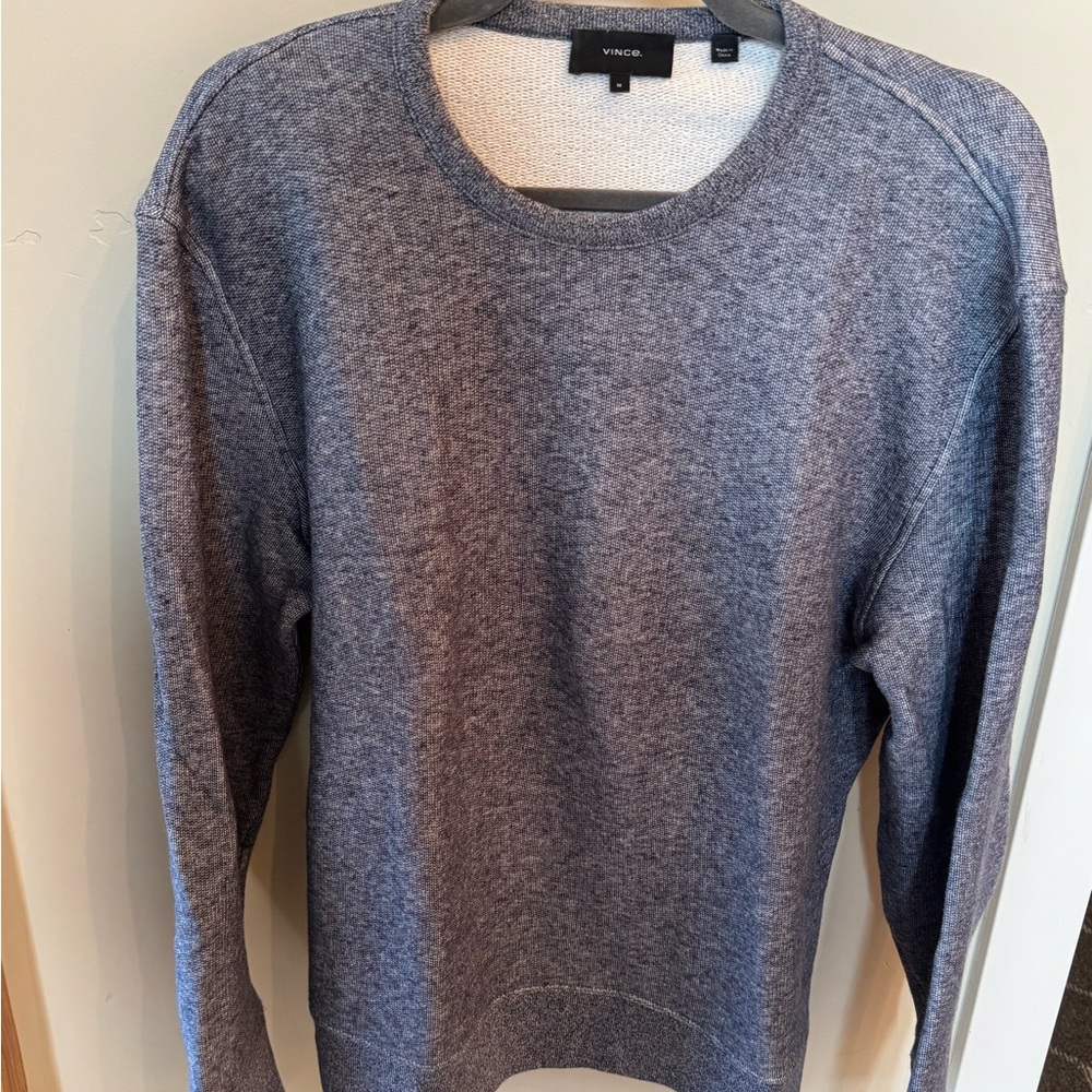 Vince Men's Gray Sweater - 100% Cotton